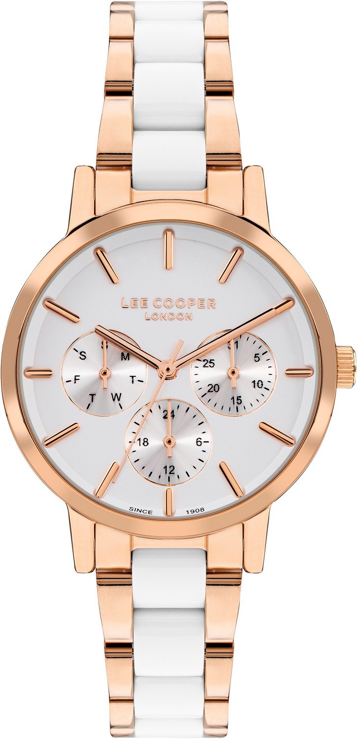 LEE COOPER  Женские часы, кварцевый механизм, суперметалл с покрытием, 36 мм