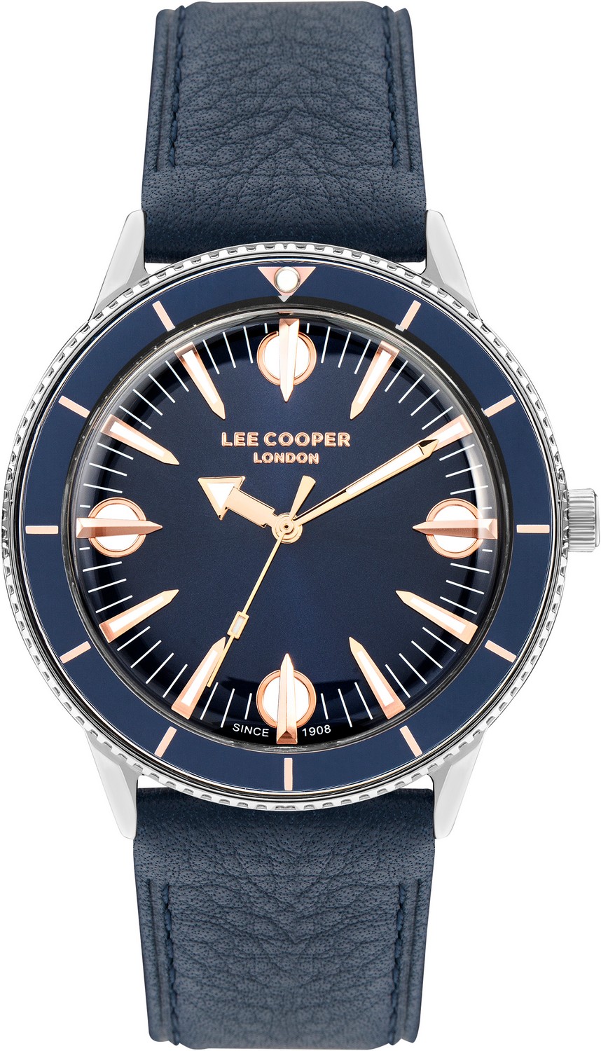 LEE COOPER  Мужские часы, кварцевый механизм, суперметалл, 43 мм