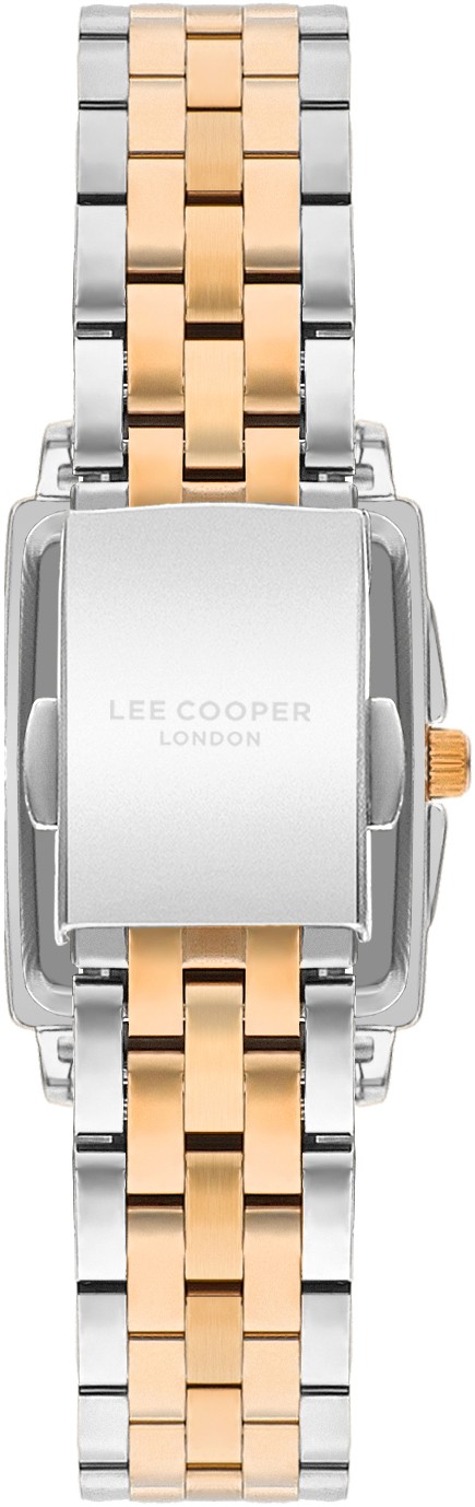 LEE COOPER  Женские часы, кварцевый механизм, суперметалл с покрытием, 27х33 мм