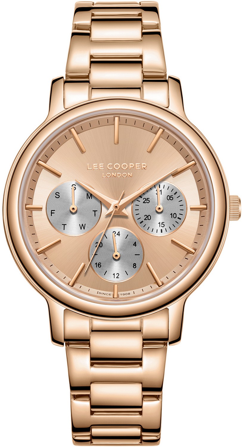 LEE COOPER  Женские часы, кварцевый механизм, суперметалл с покрытием, 35 мм