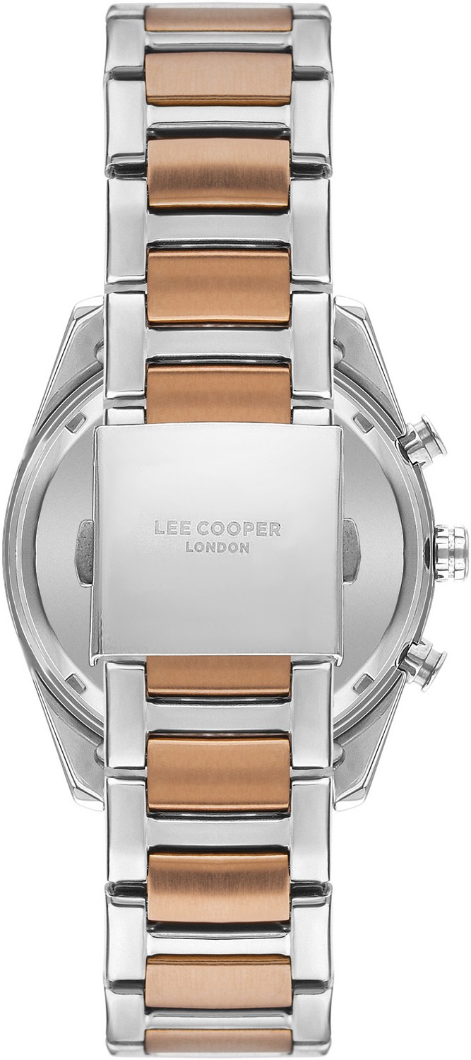 LEE COOPER  Мужские часы, кварцевый механизм, суперметалл, 44 мм