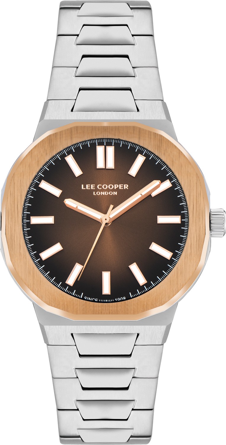 LEE COOPER  Мужские часы, кварцевый механизм, суперметалл с покрытием, 43 мм