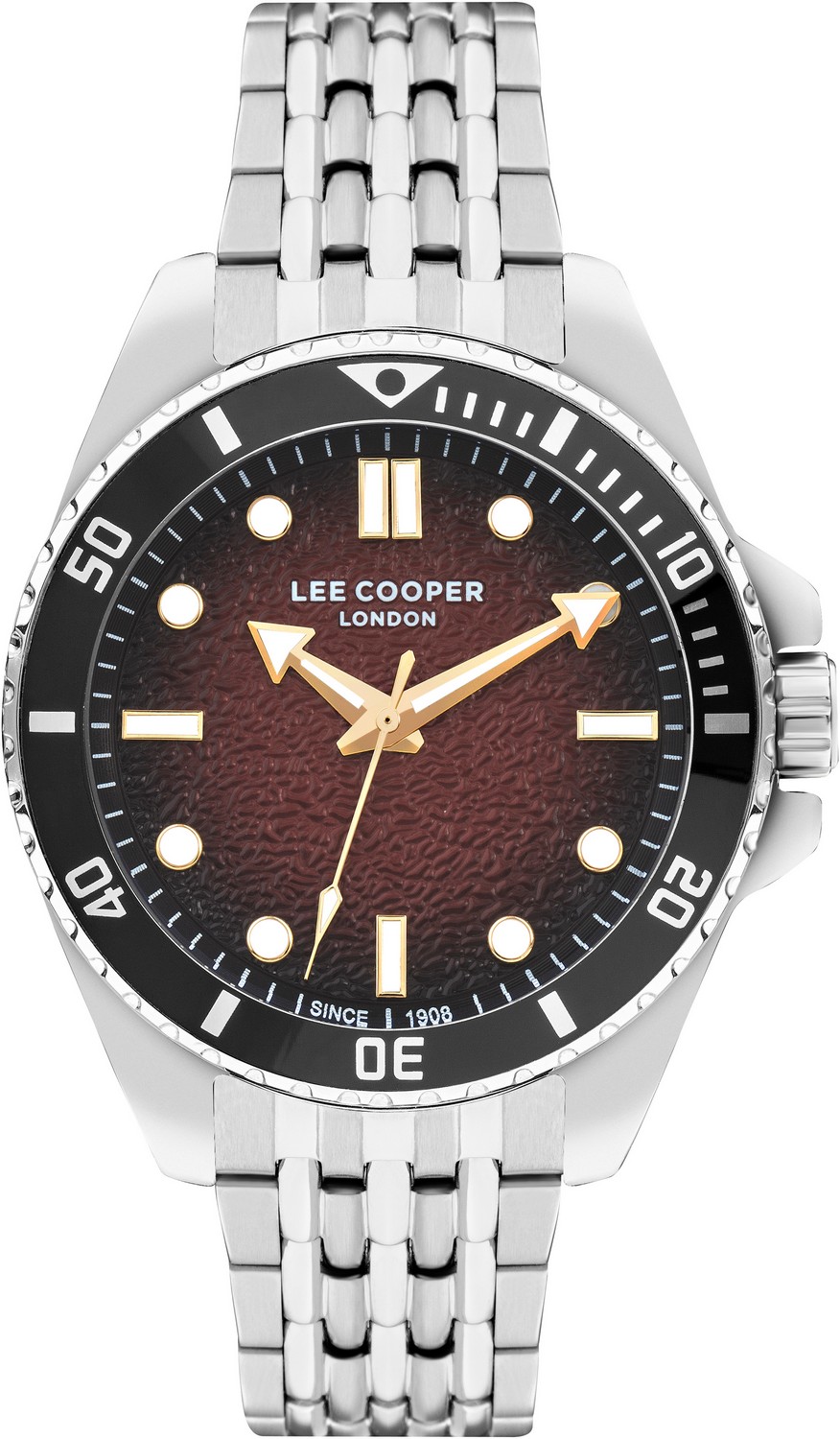 LEE COOPER  Мужские часы, кварцевый механизм, суперметалл, 43 мм