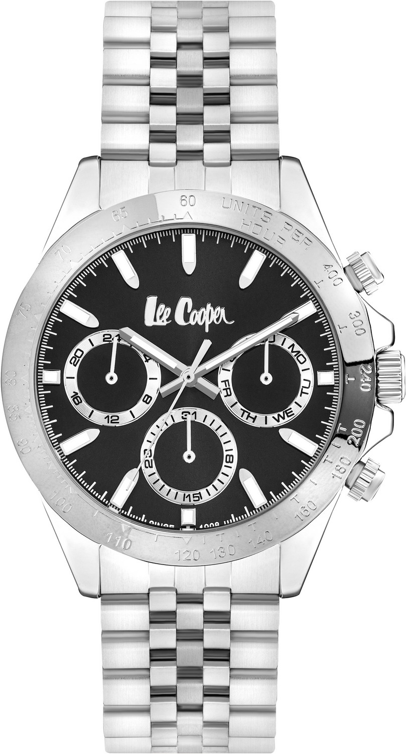 LEE COOPER  Мужские часы, кварцевый механизм, суперметалл, 43 мм