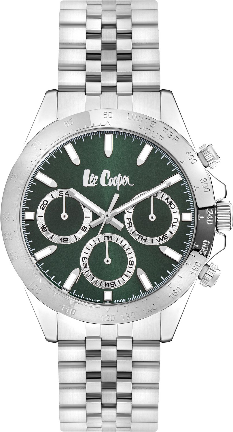 LEE COOPER  Мужские часы, кварцевый механизм, суперметалл, 43 мм