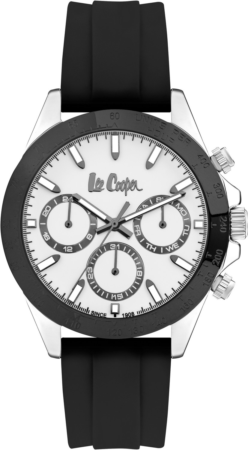 LEE COOPER  Мужские часы, кварцевый механизм, суперметалл, 43 мм
