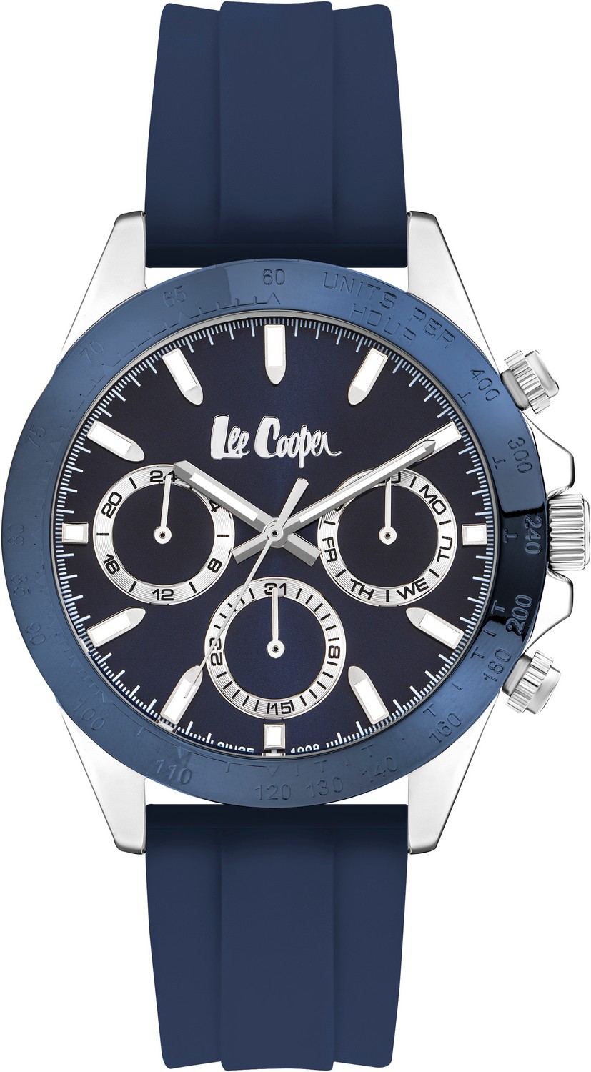 LEE COOPER  Мужские часы, кварцевый механизм, суперметалл, 43 мм