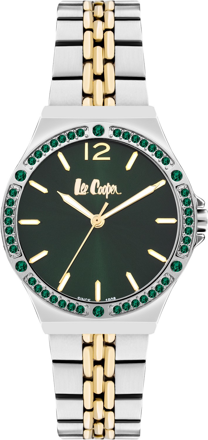 LEE COOPER  Женские часы, кварцевый механизм, суперметалл, 34 мм