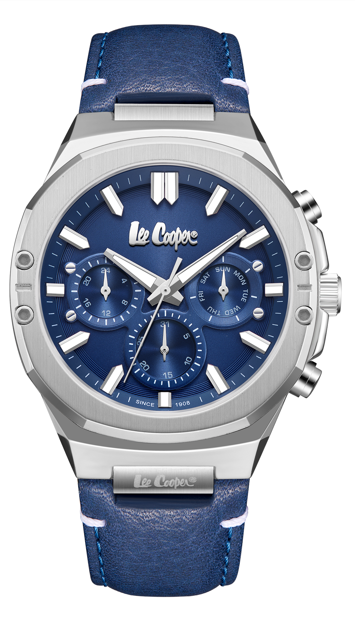 LEE COOPER  Мужские часы, кварцевый механизм, суперметалл, 43 мм