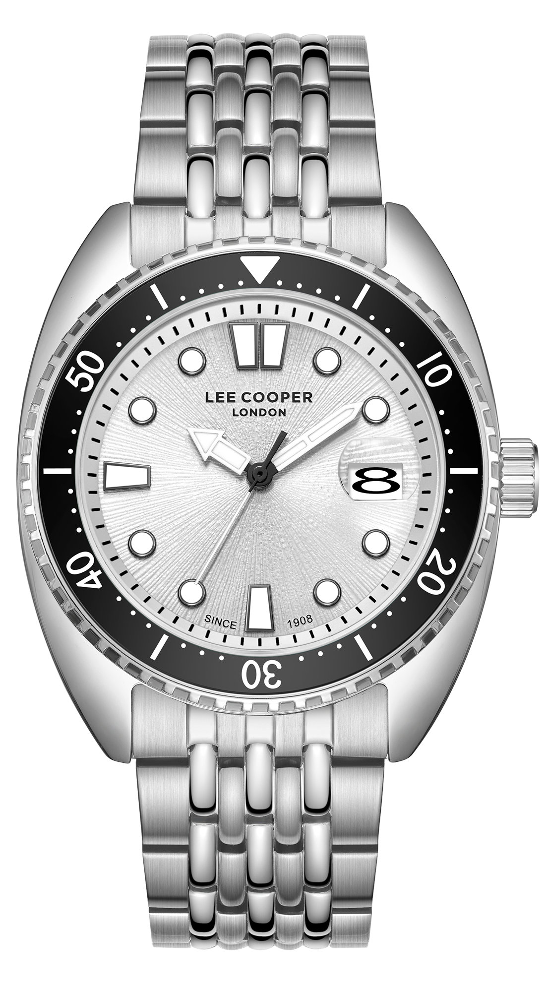 LEE COOPER  Мужские часы, кварцевый механизм, суперметалл, 42 мм