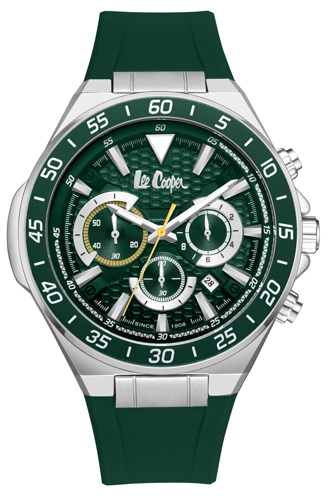 LEE COOPER  Мужские часы, кварцевый механизм, суперметалл, 46 мм