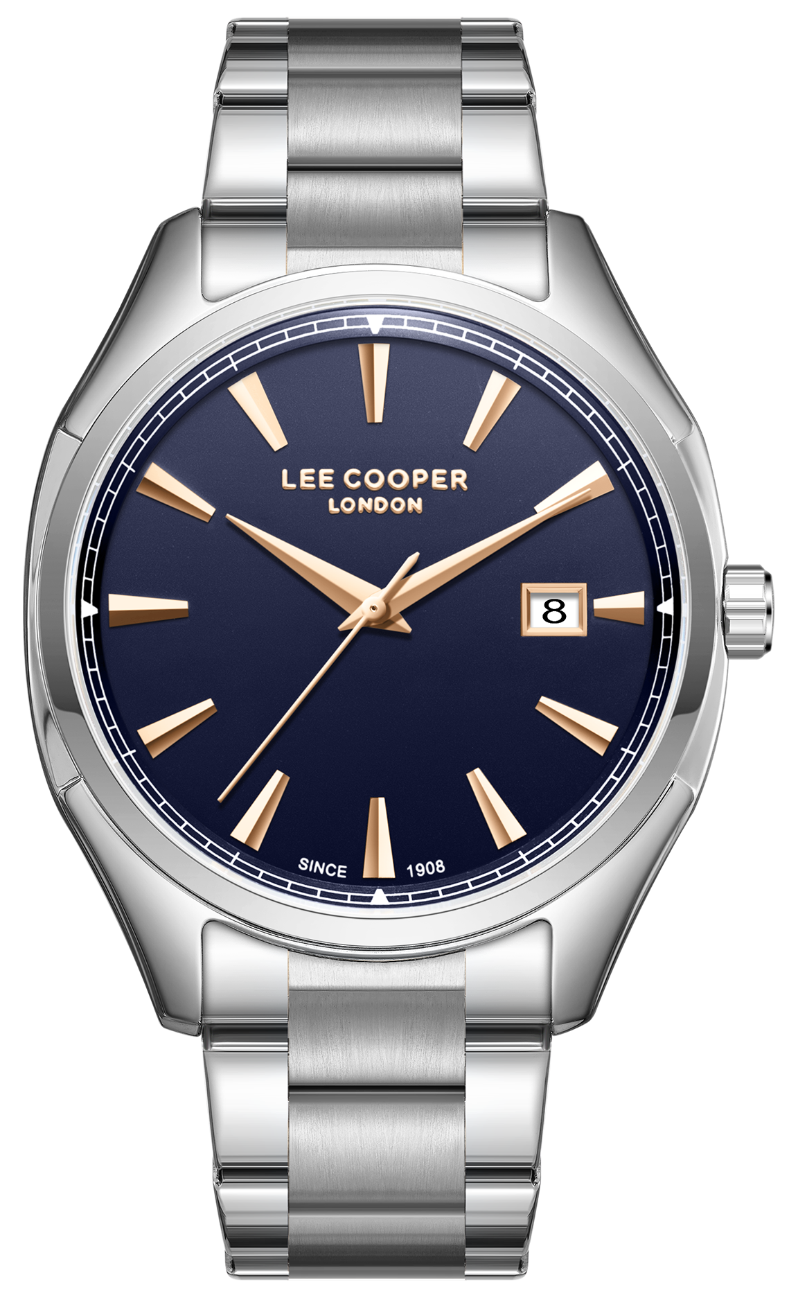 LEE COOPER  Мужские часы, кварцевый механизм, суперметалл, 41 мм