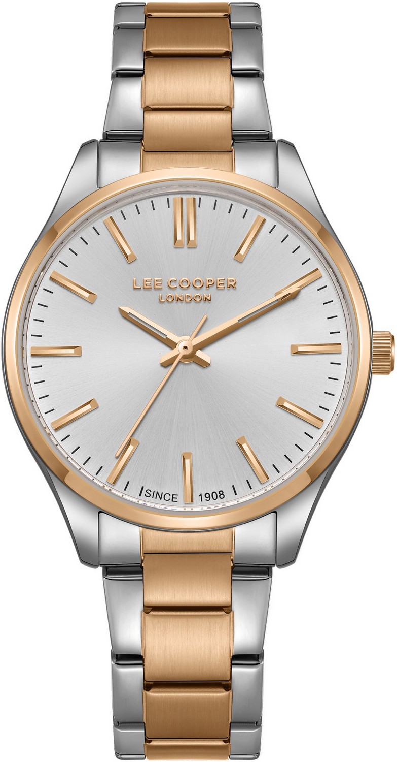 LEE COOPER  Женские часы, кварцевый механизм, суперметалл с покрытием, 34 мм