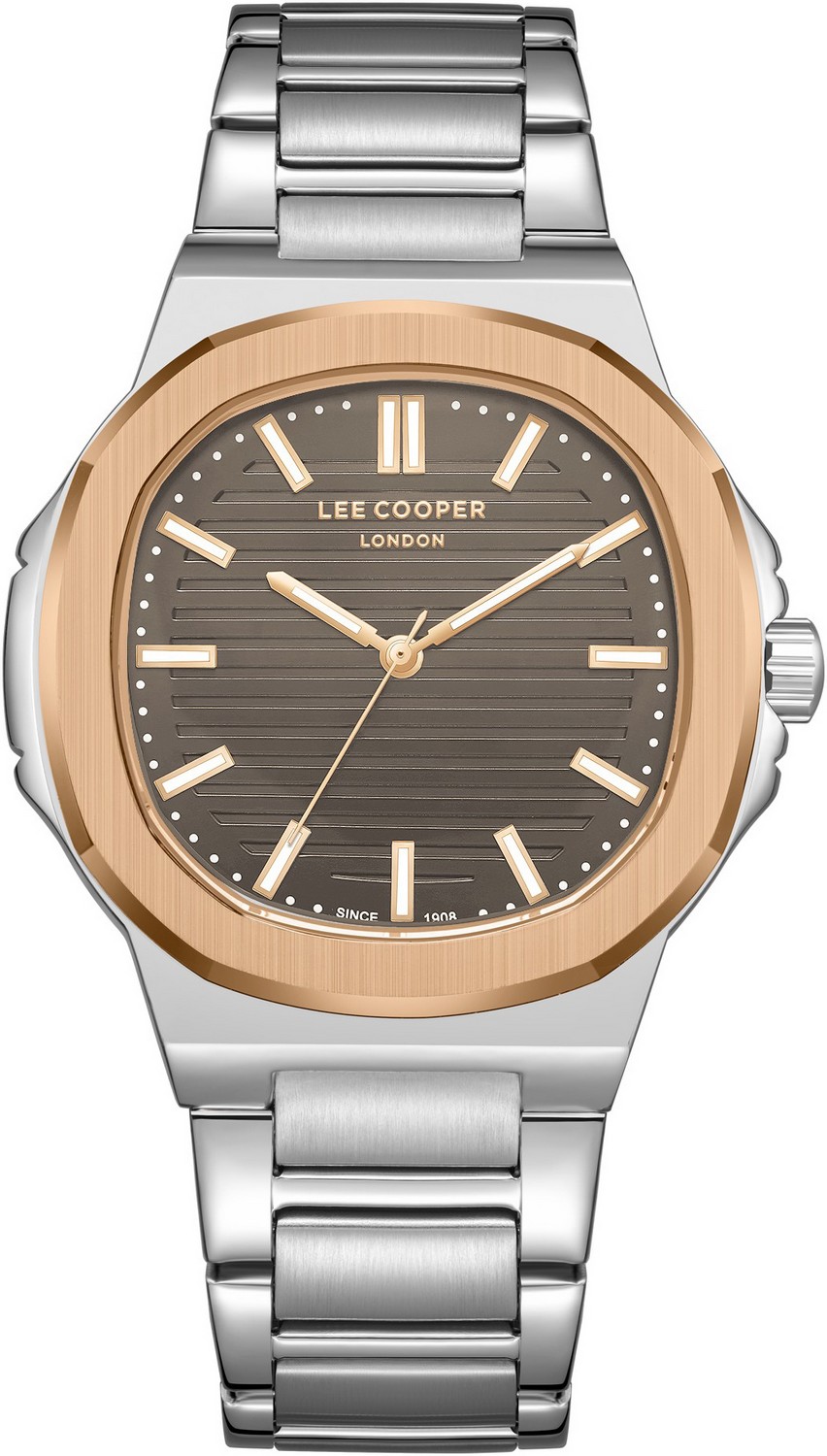 LEE COOPER  Мужские часы, кварцевый механизм, суперметалл с покрытием, 45 мм