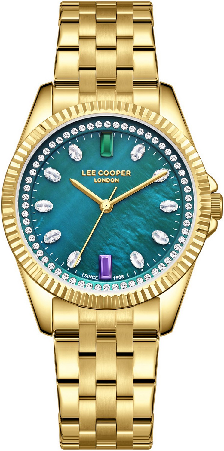 LEE COOPER  Женские часы, кварцевый механизм, суперметалл с покрытием, 35 мм