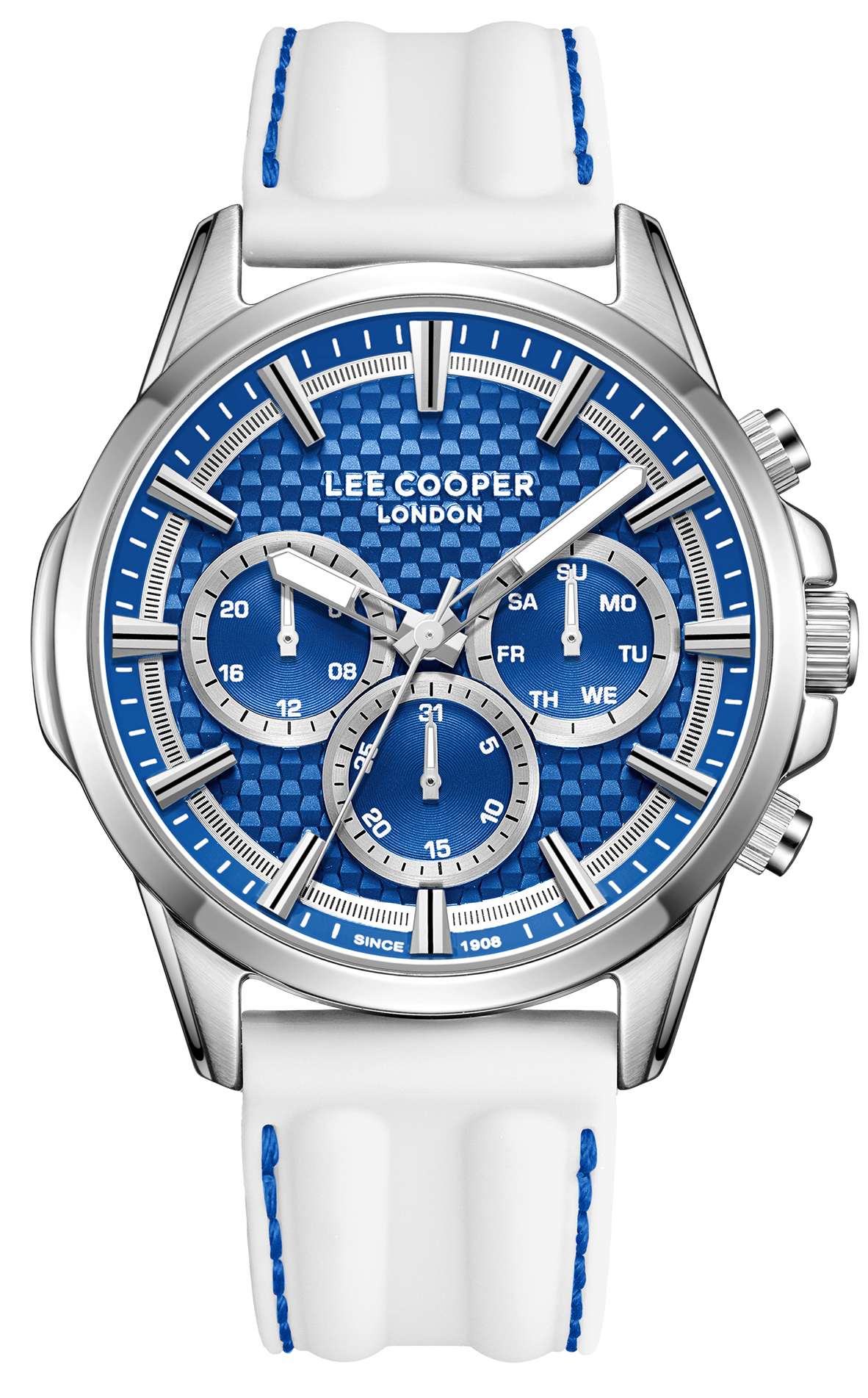 LEE COOPER  Мужские часы, кварцевый механизм, суперметалл, 44 мм