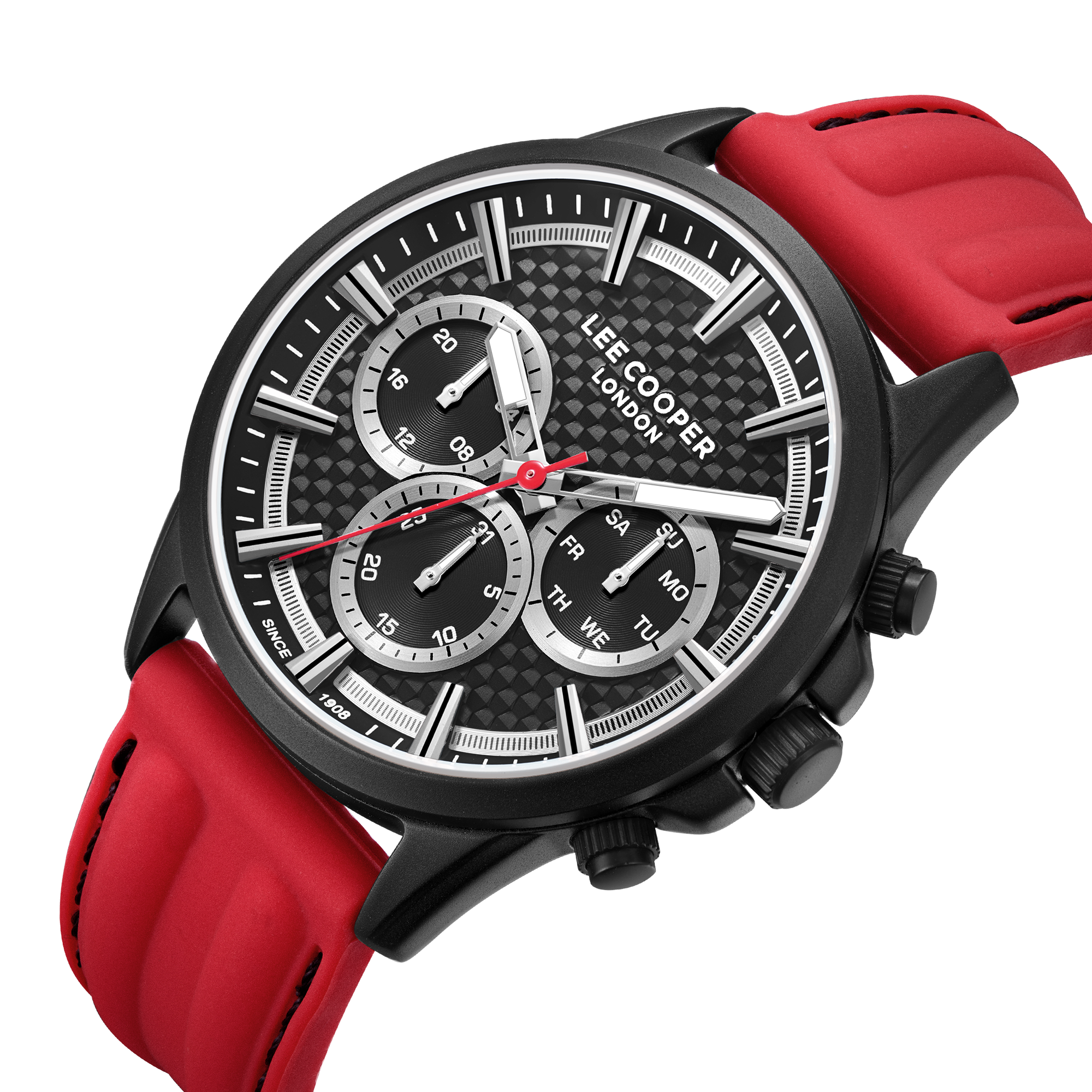 LEE COOPER  Мужские часы, кварцевый механизм, суперметалл с покрытием, 44 мм