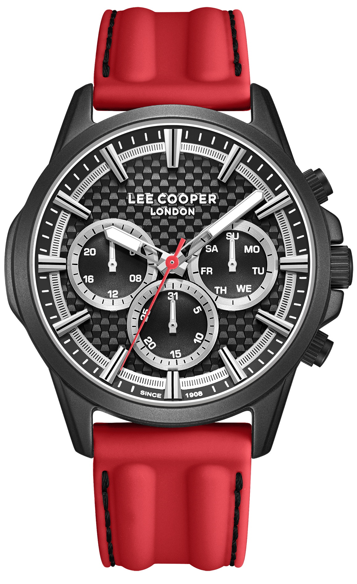 LEE COOPER  Мужские часы, кварцевый механизм, суперметалл с покрытием, 44 мм