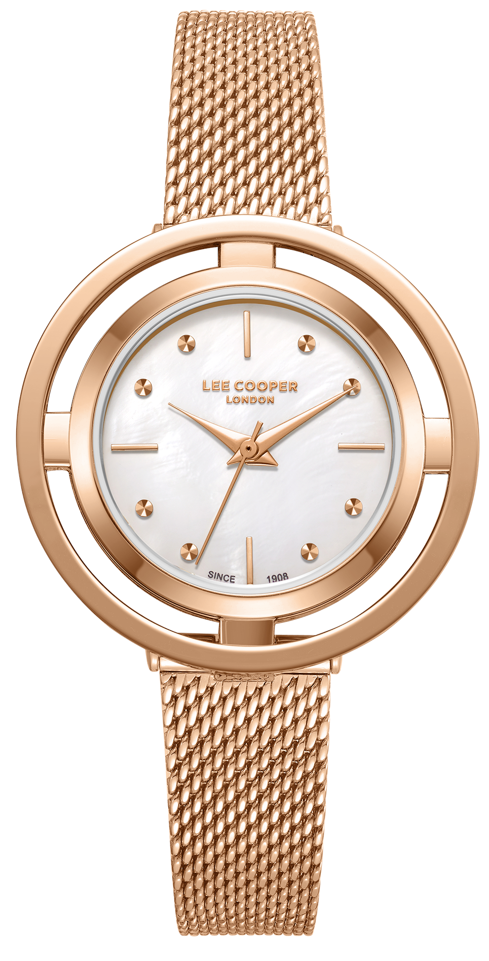 LEE COOPER  Женские часы, кварцевый механизм, суперметалл с покрытием, 31,5 мм