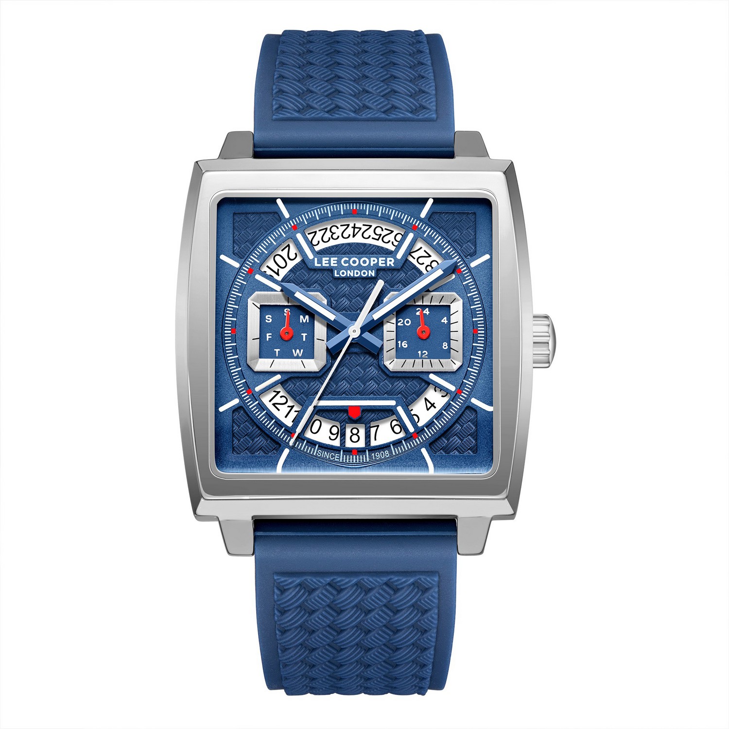 LEE COOPER  Мужские часы, кварцевый механизм, суперметалл, 39х46 мм