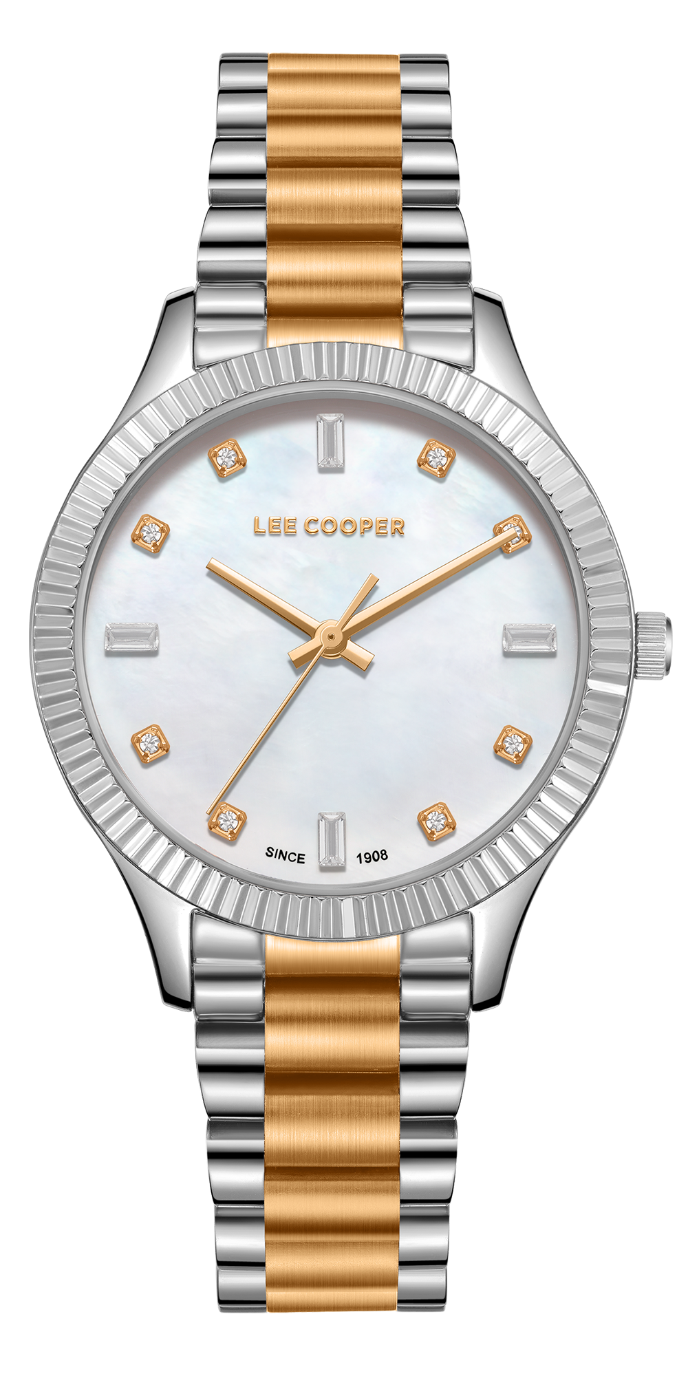 LEE COOPER  Женские часы, кварцевый механизм, суперметалл, 35 мм