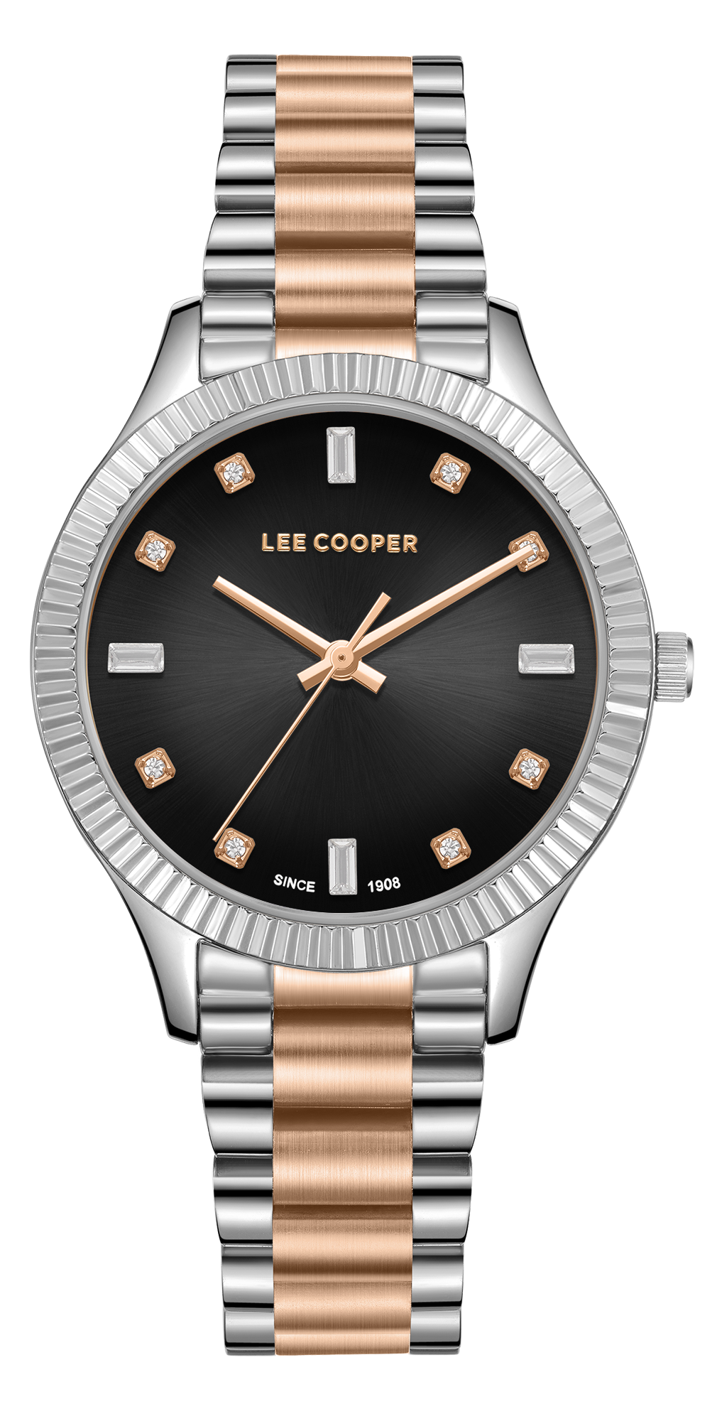 LEE COOPER  Женские часы, кварцевый механизм, суперметалл, 35 мм