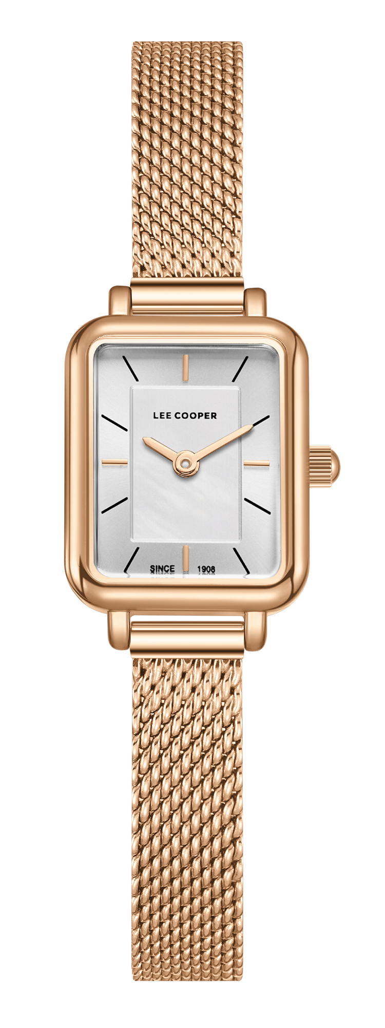 LEE COOPER  Женские часы, кварцевый механизм, суперметалл с покрытием, 17,5х26 мм