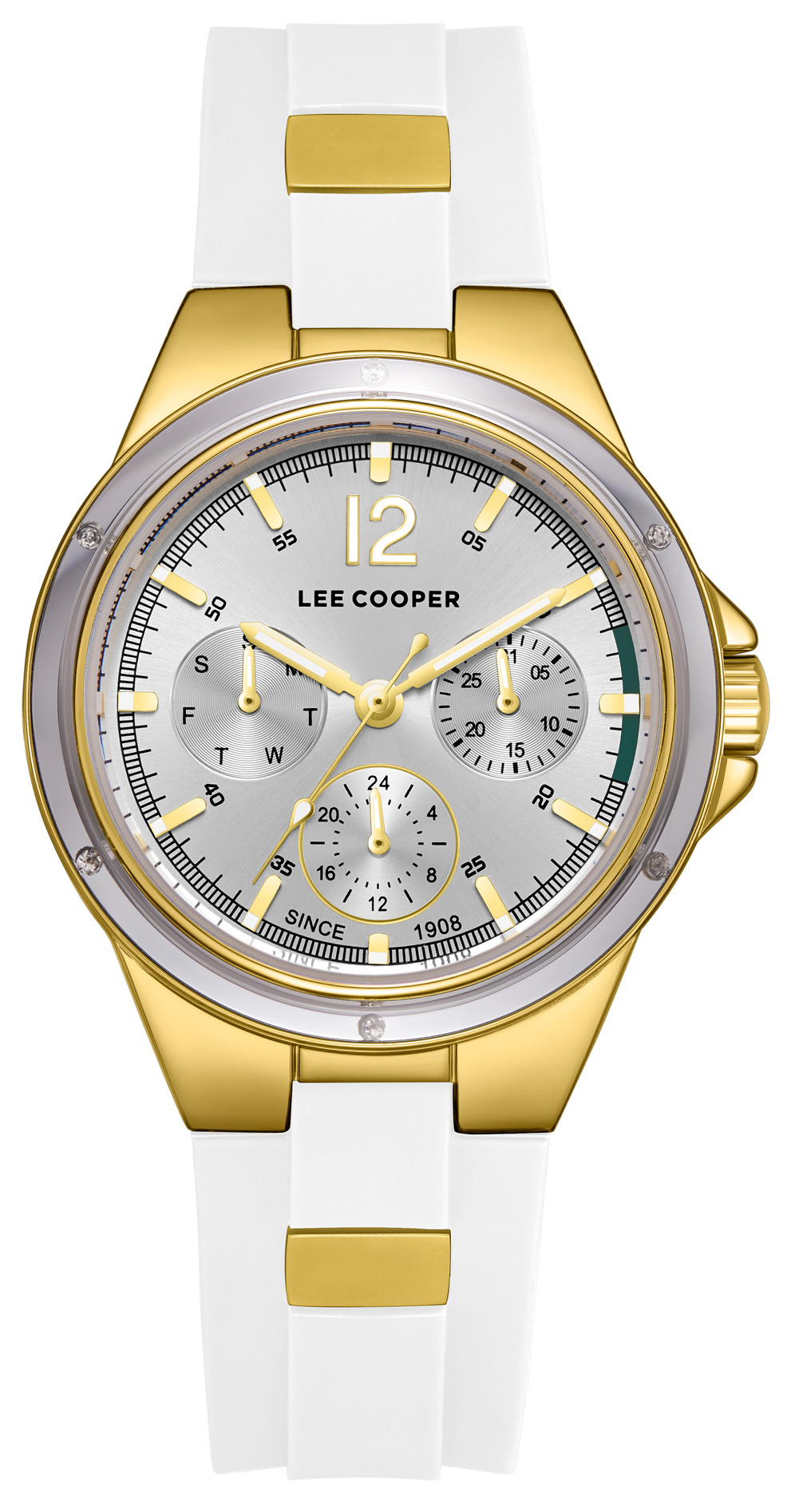 LEE COOPER  Женские часы, кварцевый механизм, суперметалл с покрытием, 35 мм