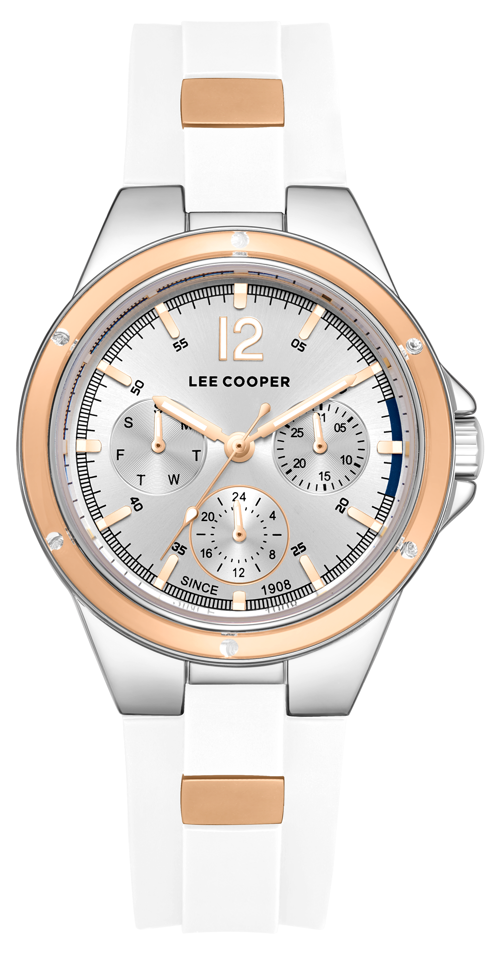 LEE COOPER  Женские часы, кварцевый механизм, суперметалл с покрытием, 35 мм
