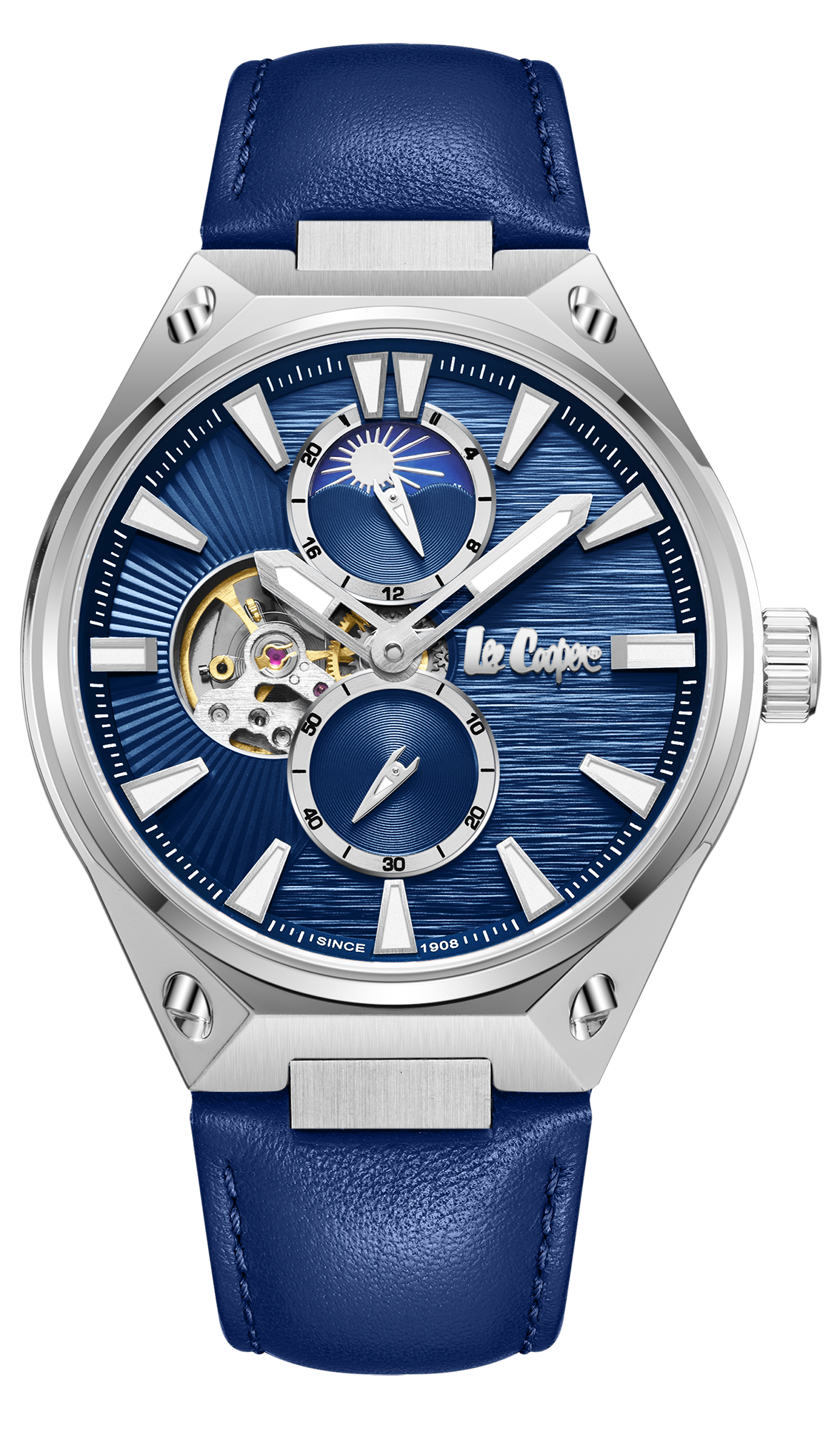 LEE COOPER  Мужские часы, автоматический механизм, суперметалл, 45 мм