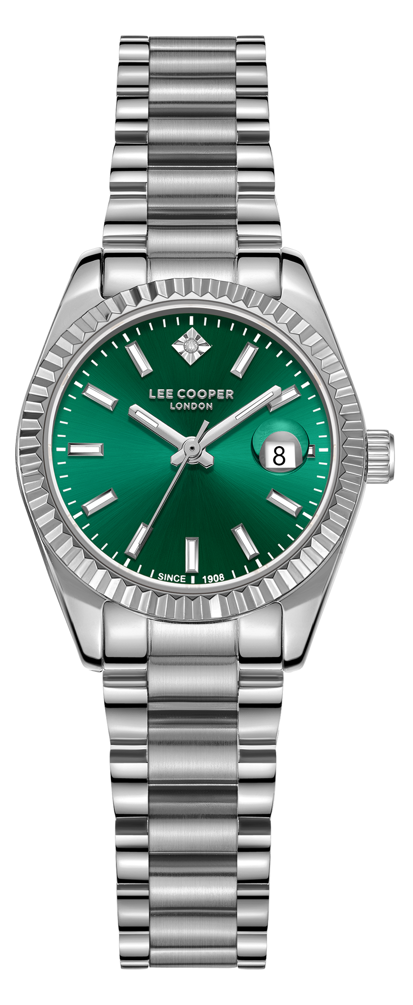 LEE COOPER  Женские часы, кварцевый механизм, суперметалл, 28 мм