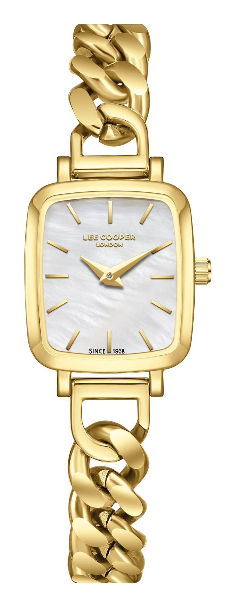 LEE COOPER   часы, кварцевый механизм, суперметалл с покрытием, 22x30 мм