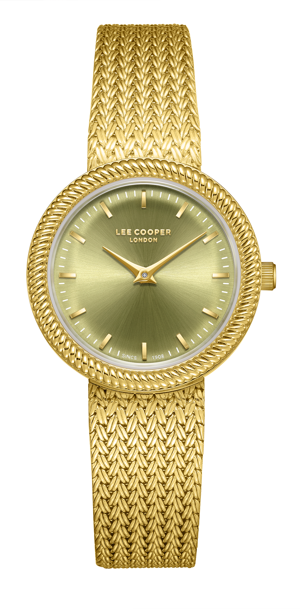 LEE COOPER   часы, кварцевый механизм, суперметалл с покрытием, 28 мм