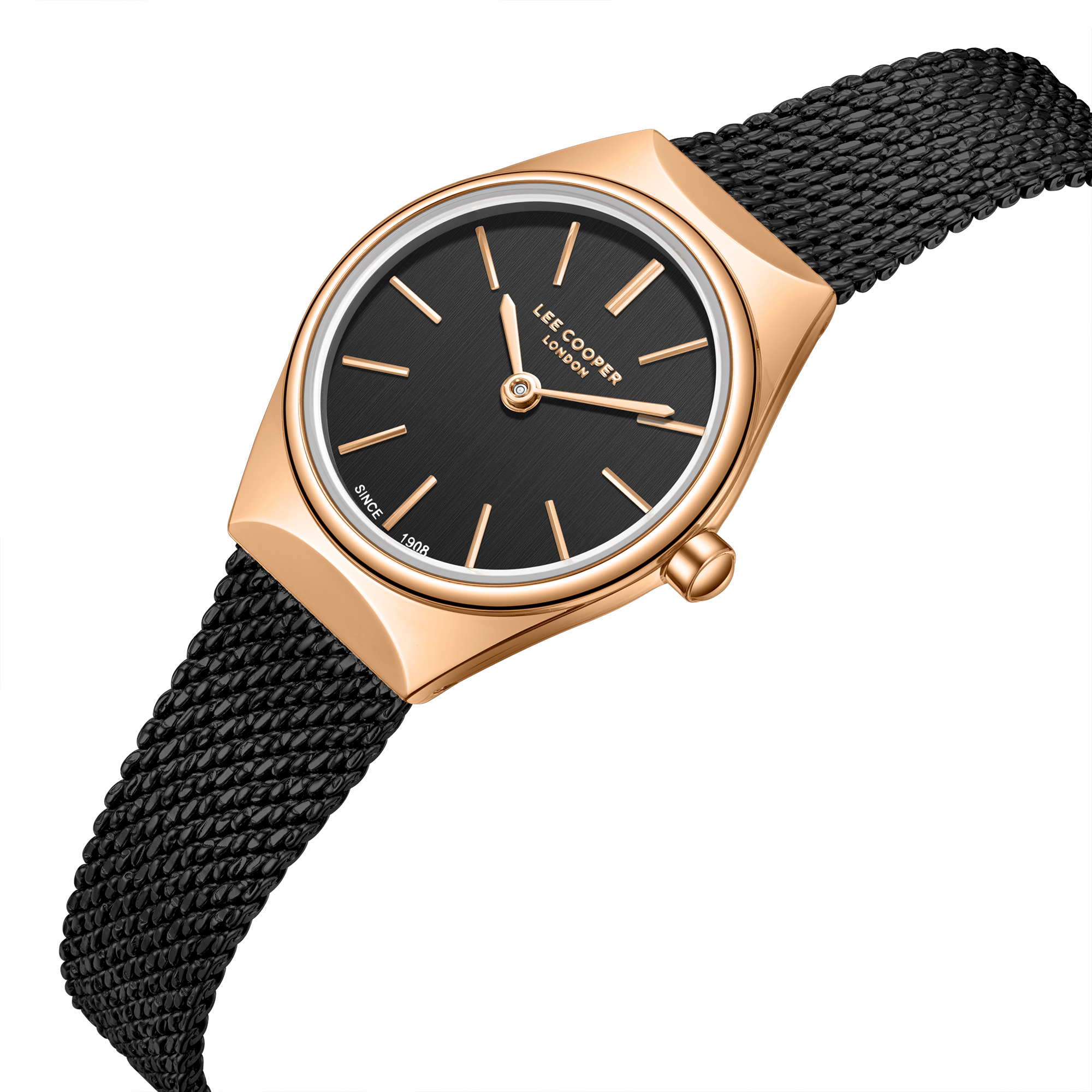 LEE COOPER   часы, кварцевый механизм, суперметалл с покрытием, 24 мм