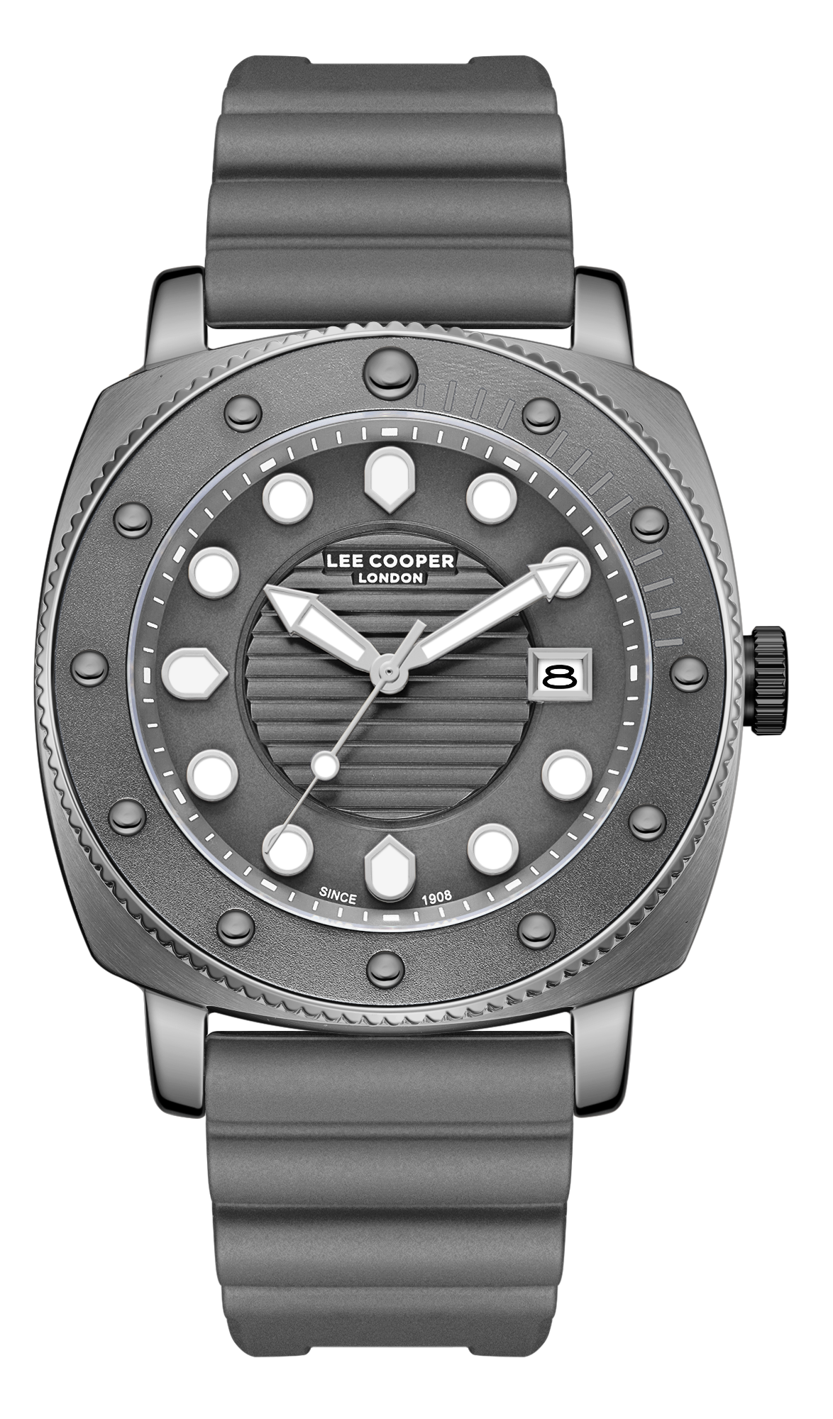 LEE COOPER   часы, кварцевый механизм, суперметалл с покрытием, 43 мм
