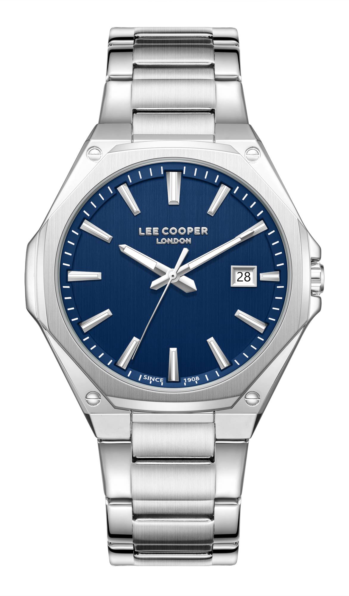 LEE COOPER   часы, кварцевый механизм, суперметалл, 39,5 мм