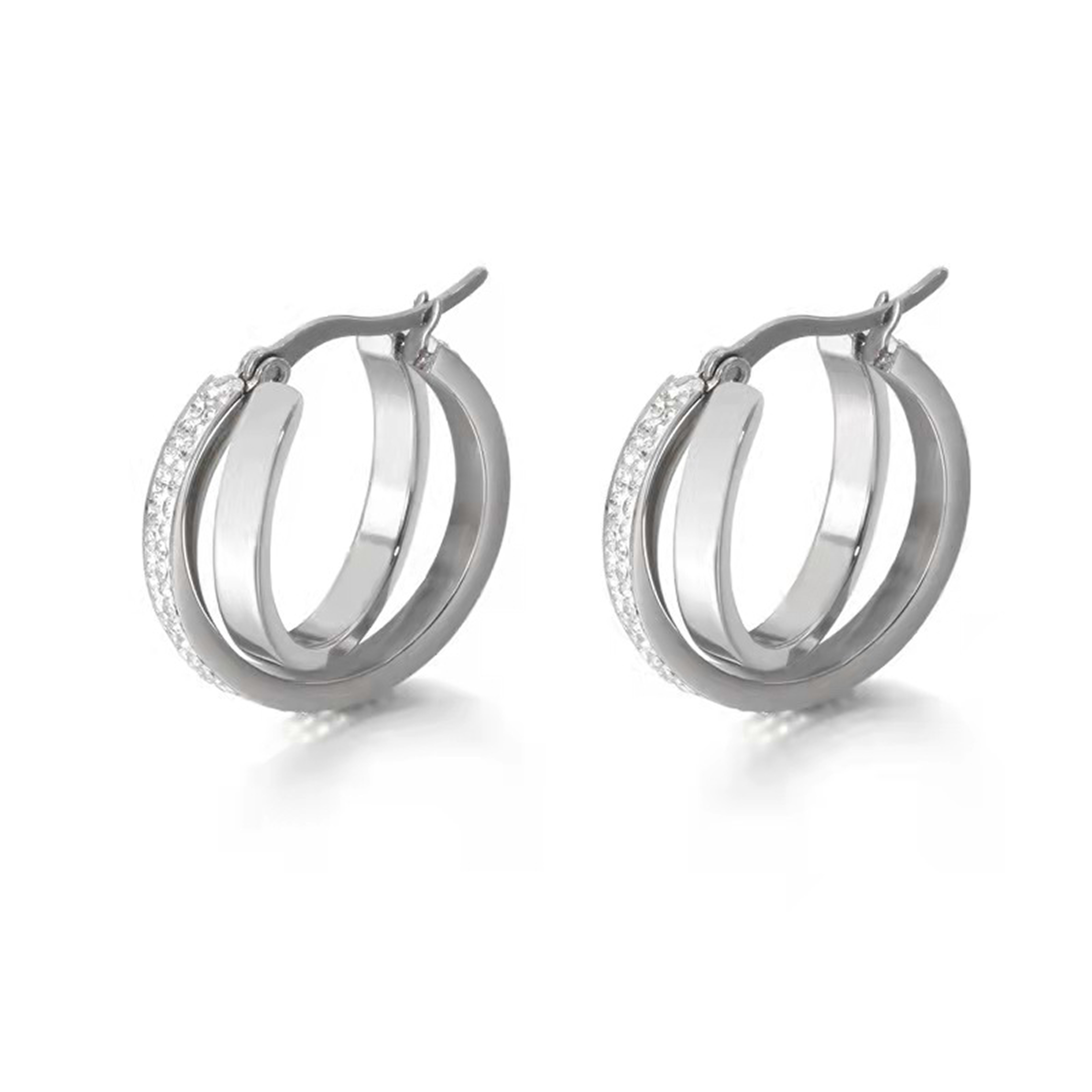 Серьги(LC.E.01058.330) Серьги Lee Cooper из стали с цирконитами