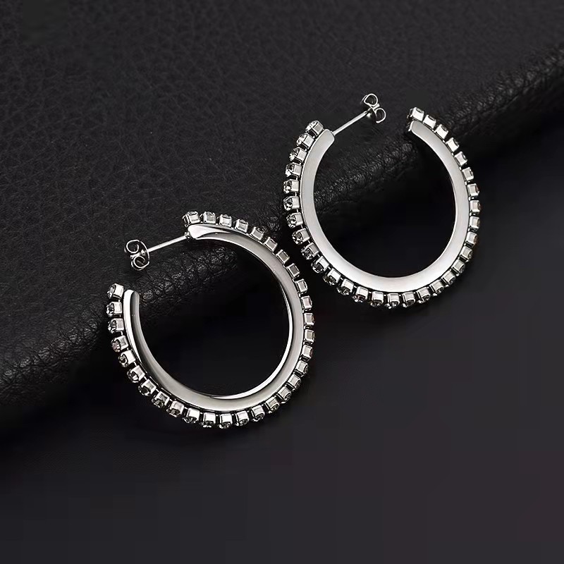 Серьги(LC.E.01296.330) Серьги Lee Cooper из стали с цирконитами