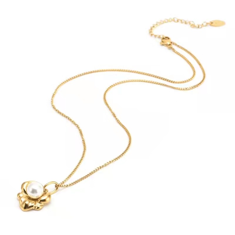 Подвеска(LC.N.01238.110) Подвеска Lee Cooper из стали с желтым покрытием с жемчугом