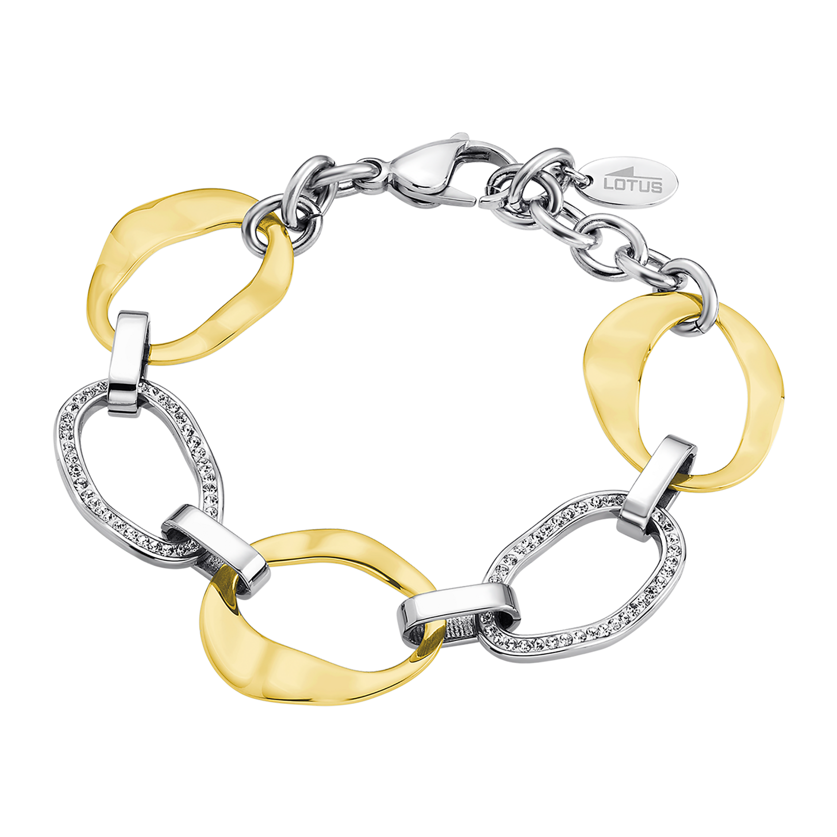 Urban Woman Браслет(LS1672-2/2) Женский стальной браслет Lotus со вставками из циркония 