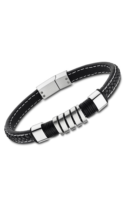 Men Basic Браслет(LS2056-2/1) Мужской браслет Lotus со вставками из нержавеющей стали 