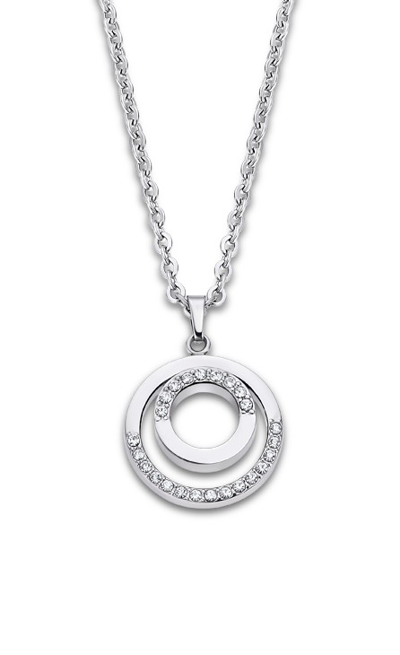Urban Woman Подвеска(LS2180-1/1) Женская подвеска Lotus из нержавеющей стали, вставки из циркония 