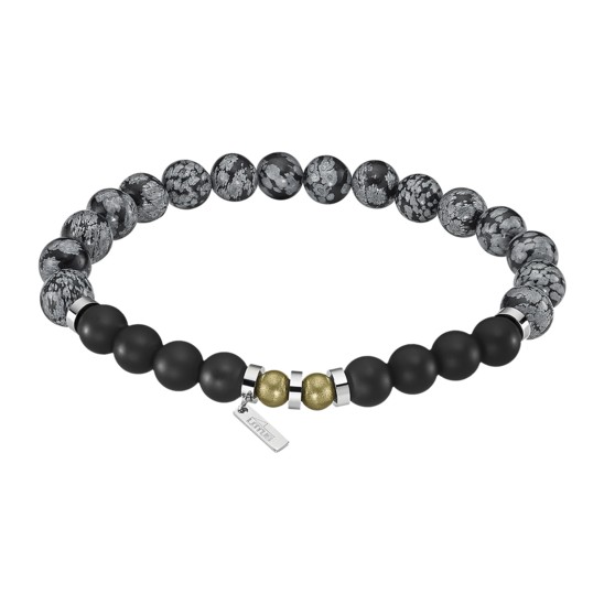 Urban Man Браслет(LS2190-2/4) Мужской браслет Lotus из каучука со ставками из нержавеющей стали