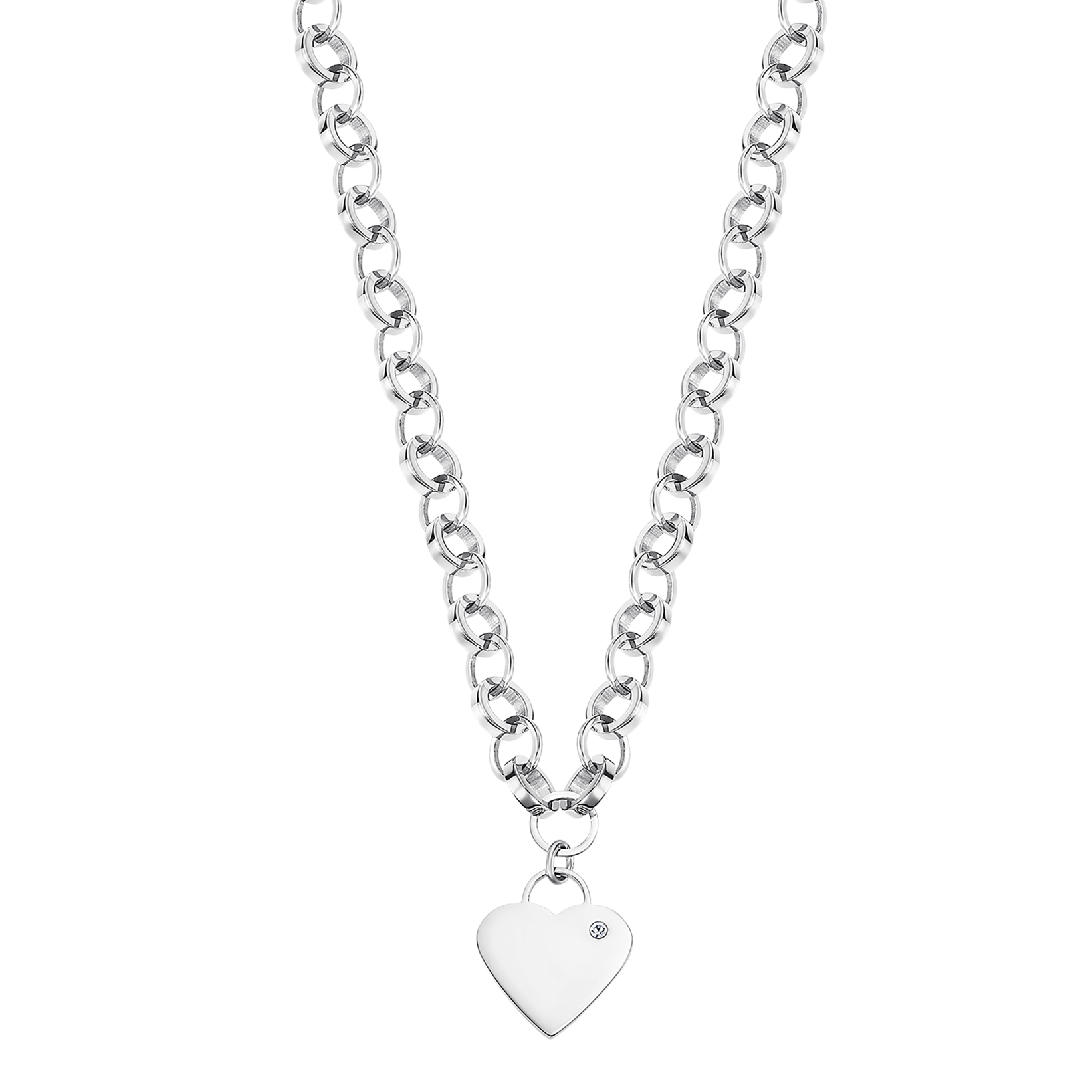 Woman's Heart Подвеска(LS2271-1/1) Женская подвеска в виде сердца из нержавеющей стали и вставкой из циркония 