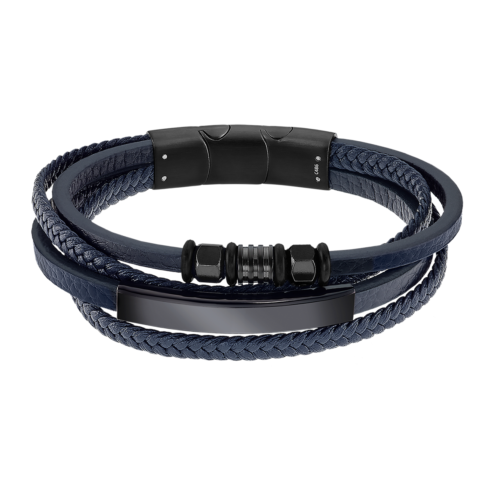 Men Basic Браслет(LS2407-2/1) Мужской стальной браслет Lotus