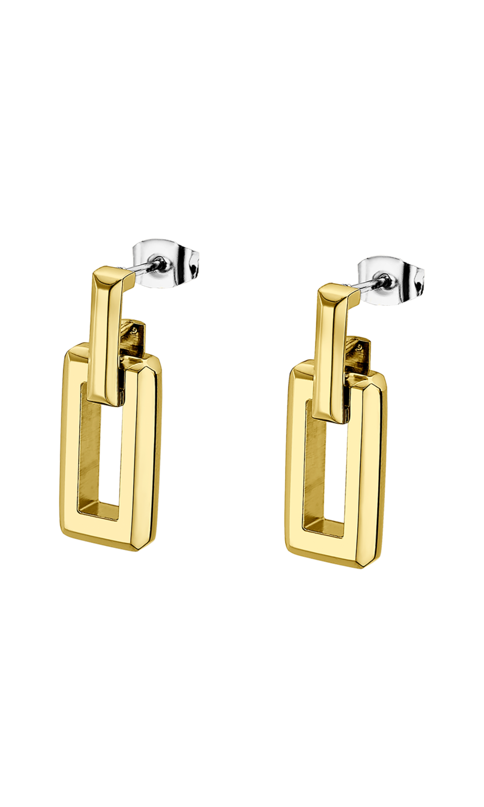 Urban Woman Серьги(LS2424-4/2) Серьги Lotus из нержавеющей стали с золотистым покрытием
