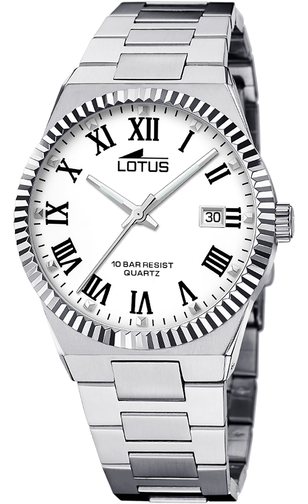 LOTUS  Мужские часы, кварцевый механизм, сталь, 40 мм