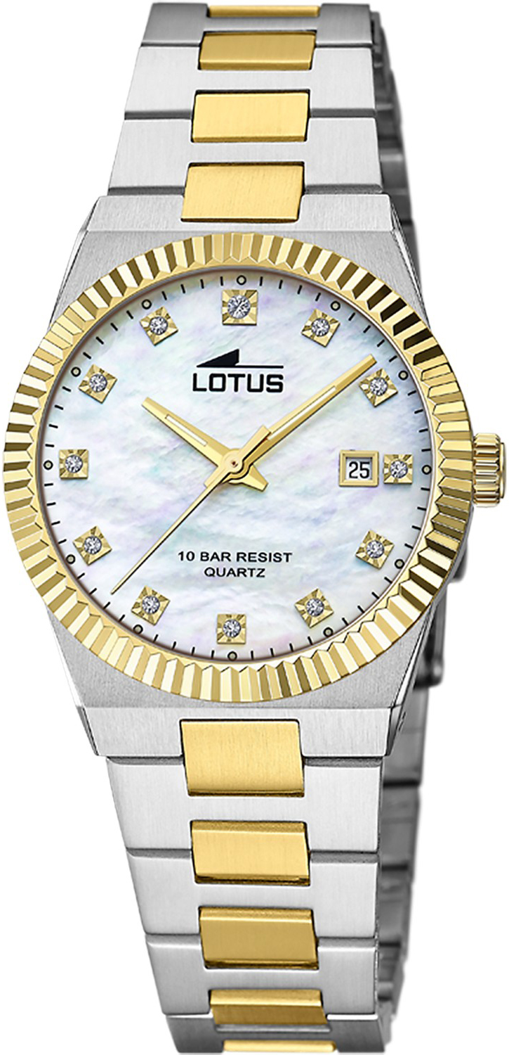 LOTUS  Женские часы, кварцевый механизм, сталь с покрытием, 31,5 мм
