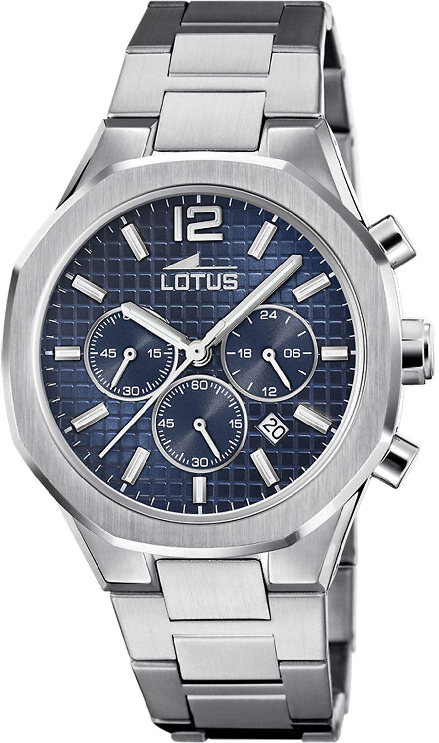 LOTUS  Мужские часы, кварцевый механизм, сталь, 41,8 мм