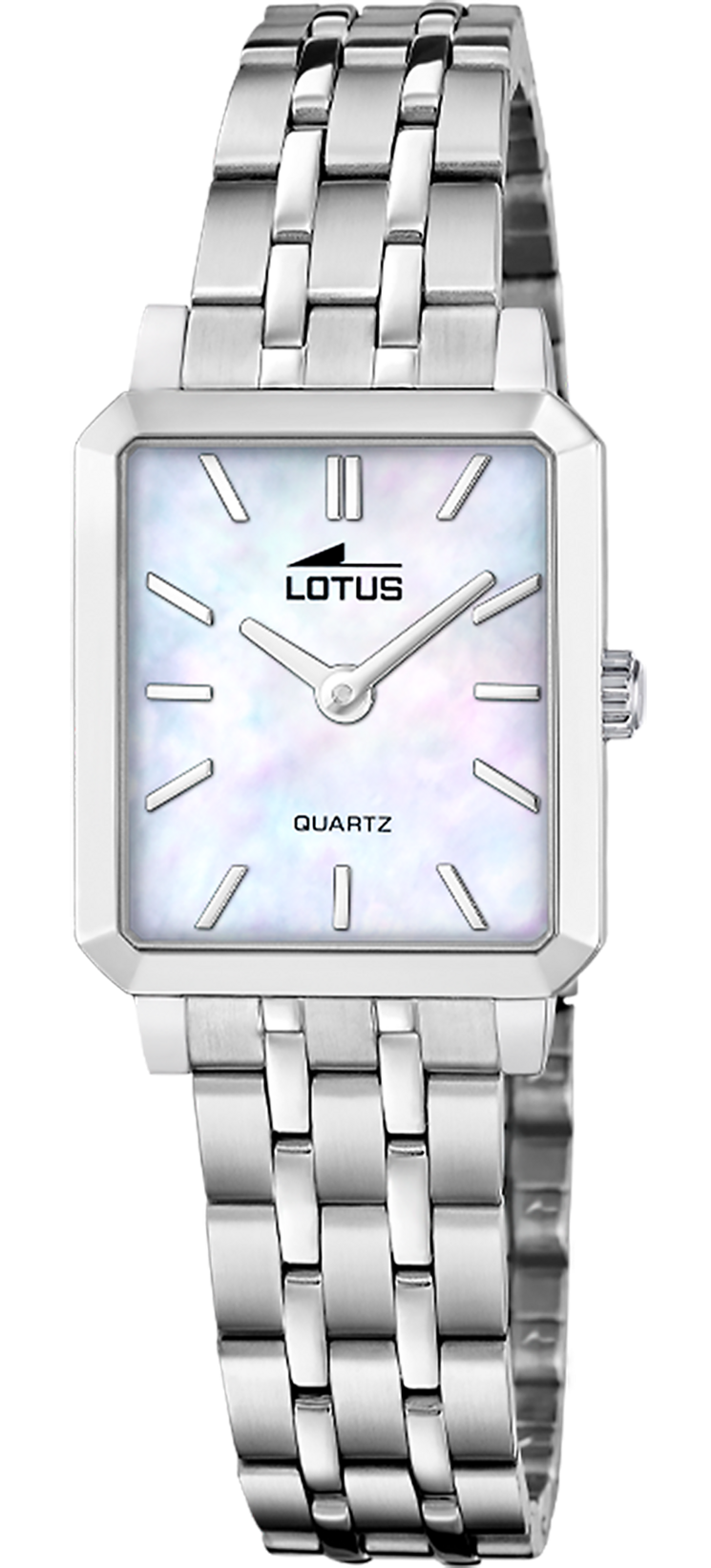 LOTUS  Женские часы в комплекте с браслетом, кварцевый механизм, сталь, 25,5 х 22 мм